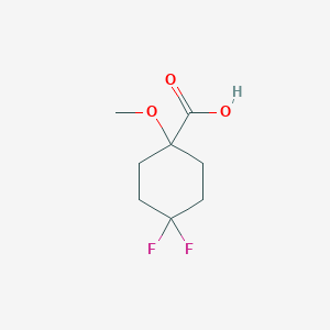 Cyclohexanecarboxylic acid, 4,4-difluoro-1-methoxy-