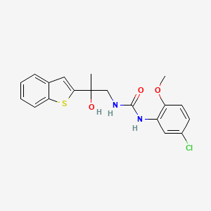 1-(2-(Benzo[b]thiophen-2-yl)-2-hydroxypropyl)-3-(5-chloro-2-methoxyphenyl)urea