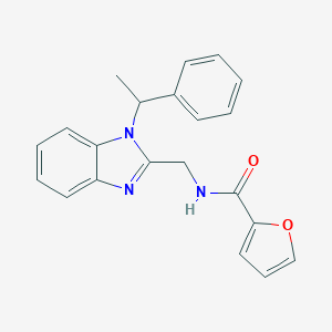 N-{[1-(1-phenylethyl)-1H-benzimidazol-2-yl]methyl}-2-furamide