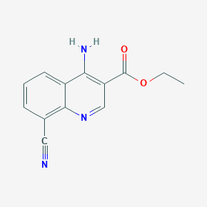 Ethyl 4-amino-8-cyanoquinoline-3-carboxylate