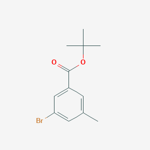 molecular formula C12H15BrO2 B2488561 叔丁基3-溴-5-甲基苯甲酸酯 CAS No. 1708818-36-3