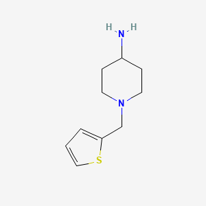 molecular formula C10H16N2S B2488589 1-(Thiophen-2-ylmethyl)piperidin-4-amine CAS No. 82378-85-6; 82378-86-7; 82381-77-9