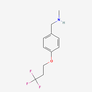 N-methyl-1-[4-(3,3,3-trifluoropropoxy)phenyl]methanamine