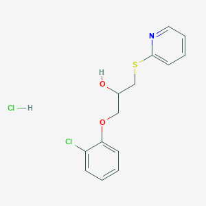 1-(2-Chlorophenoxy)-3-(pyridin-2-ylthio)propan-2-ol hydrochloride