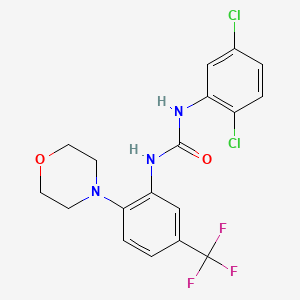 1-(2,5-Dichlorophenyl)-3-(2-morpholin-4-YL-5-(trifluoromethyl)phenyl)urea