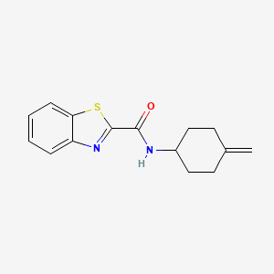 molecular formula C15H16N2OS B2488649 N-(4-甲亚乙烯环己基)-1,3-苯并噻唑-2-甲酰胺 CAS No. 2097924-56-4