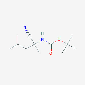 tert-butyl N-(1-cyano-1,3-dimethylbutyl)carbamate