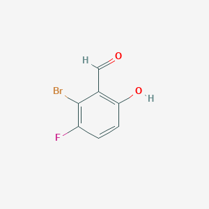2-Bromo-3-fluoro-6-hydroxybenzaldehyde