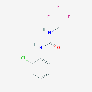 1-(2-Chlorophenyl)-3-(2,2,2-trifluoroethyl)urea