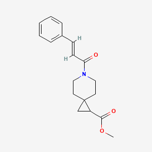 Methyl 6-cinnamoyl-6-azaspiro[2.5]octane-1-carboxylate