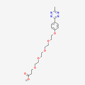 molecular formula C20H28N4O7 B2488713 Methyltetrazine-PEG4-Acid CAS No. 1802907-91-0
