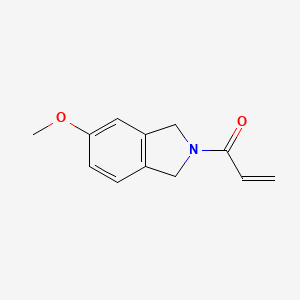 1-(5-Methoxy-1,3-dihydroisoindol-2-yl)prop-2-en-1-one