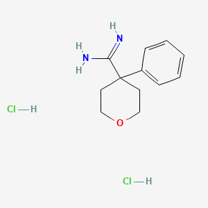 4-Phenyloxane-4-carboximidamide dihydrochloride