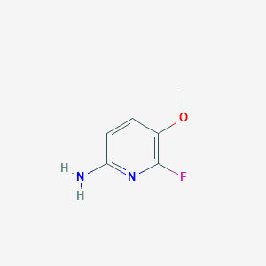 molecular formula C6H7FN2O B2488733 6-氟-5-甲氧基吡啶-2-胺 CAS No. 1807160-04-8