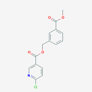 (3-Methoxycarbonylphenyl)methyl 6-chloropyridine-3-carboxylate