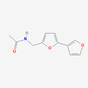 molecular formula C11H11NO3 B2488770 N-([2,3'-联噻吩]-5-基甲基)乙酰胺 CAS No. 2034341-78-9