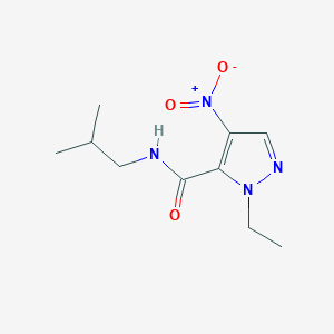 1-ethyl-N-isobutyl-4-nitro-1H-pyrazole-5-carboxamide