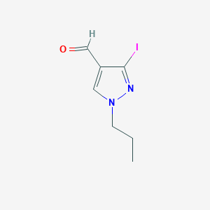 3-Iodo-1-propylpyrazole-4-carbaldehyde