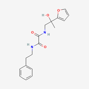 molecular formula C17H20N2O4 B2488832 N1-(2-(呋喃-2-基)-2-羟基丙基)-N2-苯乙酰肼 CAS No. 1396871-51-4
