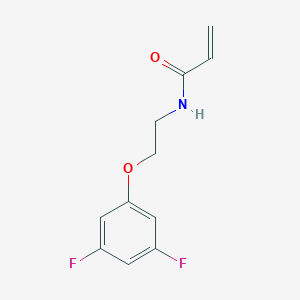 molecular formula C11H11F2NO2 B2488846 N-[2-(3,5-Difluorophenoxy)ethyl]prop-2-enamide CAS No. 2361638-18-6