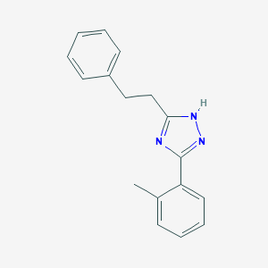 molecular formula C17H17N3 B248885 5-(2-methylphenyl)-3-(2-phenylethyl)-1H-1,2,4-triazole 