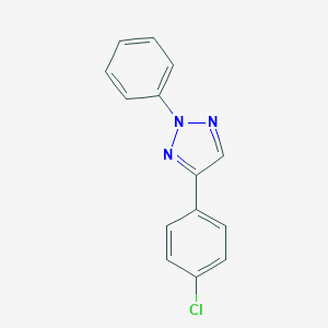 molecular formula C14H10ClN3 B248895 4-(4-chlorophenyl)-2-phenyl-2H-1,2,3-triazole 