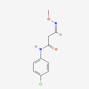 (3Z)-N-(4-chlorophenyl)-3-methoxyiminopropanamide