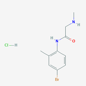 N-(4-bromo-2-methylphenyl)-2-(methylamino)acetamide hydrochloride