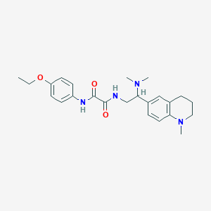 N1-(2-(dimethylamino)-2-(1-methyl-1,2,3,4-tetrahydroquinolin-6-yl)ethyl)-N2-(4-ethoxyphenyl)oxalamide