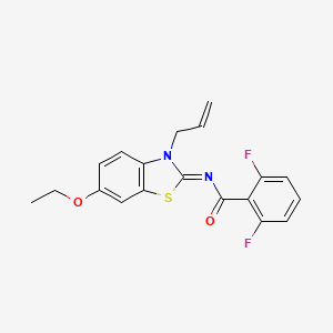 (Z)-N-(3-allyl-6-ethoxybenzo[d]thiazol-2(3H)-ylidene)-2,6-difluorobenzamide