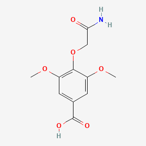 4-(Carbamoylmethoxy)-3,5-dimethoxybenzoic acid