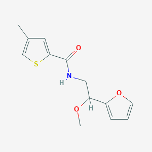 N-[2-(furan-2-yl)-2-methoxyethyl]-4-methylthiophene-2-carboxamide