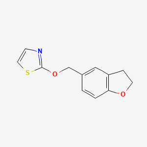 2-[(2,3-Dihydro-1-benzofuran-5-yl)methoxy]-1,3-thiazole