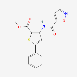 Methyl 3-(isoxazole-5-carboxamido)-5-phenylthiophene-2-carboxylate