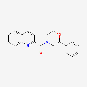 (2-Phenylmorpholino)(quinolin-2-yl)methanone