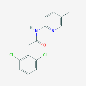 molecular formula C14H12Cl2N2O B248924 2-(2,6-dichlorophenyl)-N-(5-methyl-2-pyridinyl)acetamide 