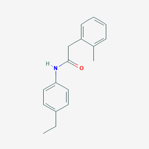 molecular formula C17H19NO B248926 N-(4-ethylphenyl)-2-(2-methylphenyl)acetamide 