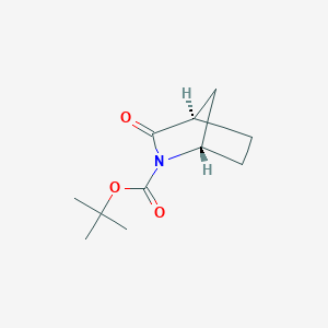 2-Azabicyclo[2.2.1]heptane-2-carboxylic acid, 3-oxo-, 1,1-dimethylethylester, (1S,4R)-