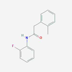 molecular formula C15H14FNO B248927 N-(2-fluorophenyl)-2-(2-methylphenyl)acetamide 