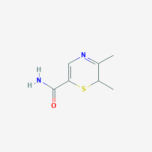 molecular formula C7H10N2OS B2489287 2,3-二甲基-2H-1,4-噻嗪-6-甲酰胺 CAS No. 1956322-75-0
