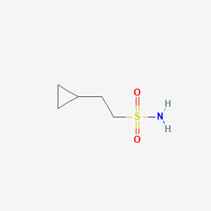 molecular formula C5H11NO2S B2489308 2-环丙基乙烷磺酰胺 CAS No. 1487784-84-8