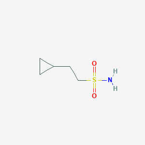 molecular formula C5H11NO2S B2489308 2-Cyclopropylethane-1-sulfonamide CAS No. 1487784-84-8