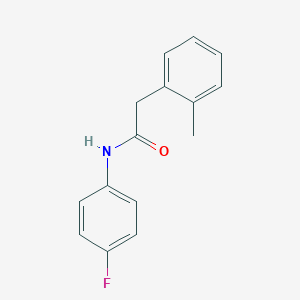 molecular formula C15H14FNO B248931 N-(4-fluorophenyl)-2-(2-methylphenyl)acetamide 