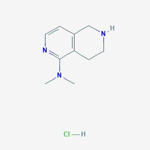 N,N-Dimethyl-5,6,7,8-tetrahydro-2,6-naphthyridin-1-amine hydrochloride