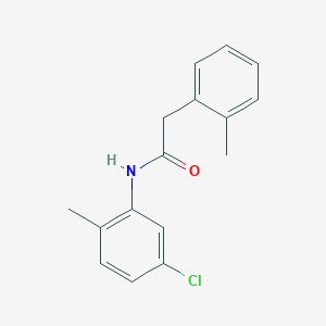 molecular formula C16H16ClNO B248933 N-(5-chloro-2-methylphenyl)-2-(2-methylphenyl)acetamide 