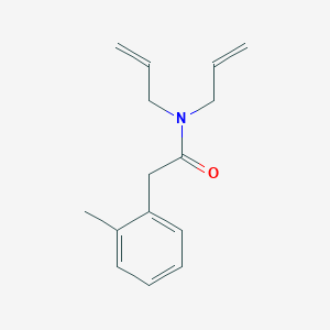 molecular formula C15H19NO B248934 N,N-diallyl-2-(2-methylphenyl)acetamide 