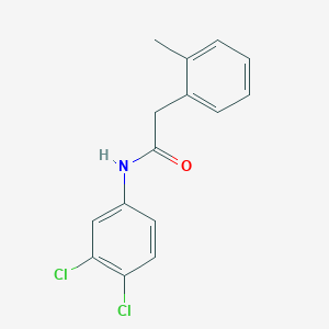 molecular formula C15H13Cl2NO B248935 N-(3,4-dichlorophenyl)-2-(2-methylphenyl)acetamide 