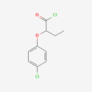 molecular formula C10H10Cl2O2 B2489352 2-(4-Chlorophenoxy)butanoyl chloride CAS No. 56895-14-8