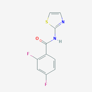 molecular formula C10H6F2N2OS B248936 2,4-difluoro-N-(1,3-thiazol-2-yl)benzamide 