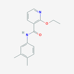 molecular formula C16H18N2O2 B248937 N-(3,4-dimethylphenyl)-2-ethoxynicotinamide 